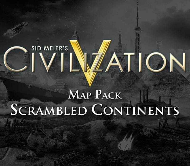 Sid Meier's Civilization V - Scrambled Continents Map Pack DLC Steam CD Key