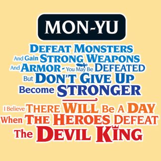 Mon-Yu: Defeat Monsters And Gain Strong Weapons And Armor. You May Be Defeated, But Don’t Give Up. Become Stronger. I Believe There Will Be A Day When The Heroes Defeat The Devil King. Steam CD Key